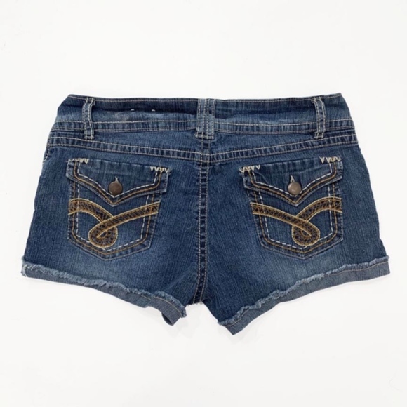 SO Pants - SO Stretch Jean Shortie Shorts Sz 13 Rolled Hem